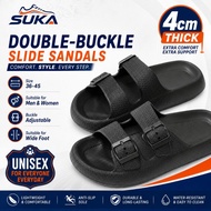 ✅SUKA 4cm Tebal & Anti Slip & Lembut Lelaki Selipar / Wanita Selipar / Unisex Selipar / Men Sandal /