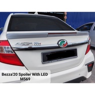 Perodua Bezza 2020 Spoiler With LED Fiber