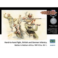 3592 Master Box 1/35: HAND TO HAND (5 figures), British n WW2 Miniature industryGerman - Scale Model