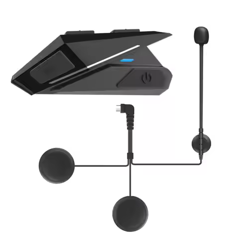 YZ06 Motorcycle Helmet Bluetooth Headphone Intercom Headset Video Motor WiFI Head-Mounted Earphone W