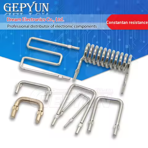 10PCS Constantan resistance / sampling resistor 0.001R ~ 0.1R pitch 10mm 12.5mm 15mm 20mm /1mR ~ 100