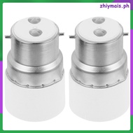 2pcs B22 To E14 Socket Adapter Lamp Base E14 Bulb Holder Converter Light Adapter E14 Screw Bulb Lamp