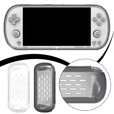 For TRIMUI SMART PRO Handheld Protective Cover TRIMUI SMART PRO Game Case Cover Transparent Protecti
