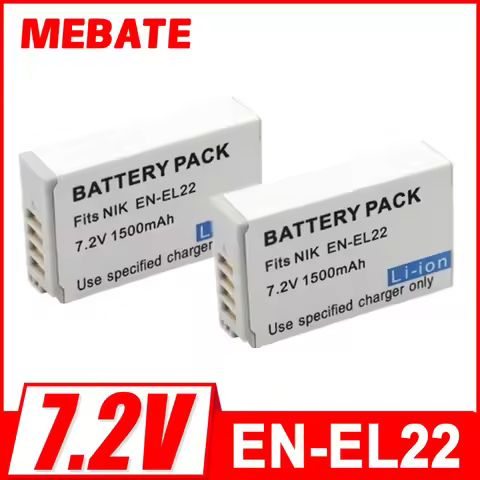 1500mAh EN-EL22 EN EL22 BATTERY For Nikon 1 J4 1 S2 Camera for Nikon EL22 Camera Bateria