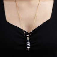 Bucket bead buckle Barrel bead buckle buckle Head Dzi bead buckle Head Vertical Wear Dzi bead Pendan
