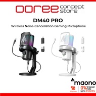 MAONO DM40 Pro Wireless Gaming Microphone Noise-Cancellation USB Mic with Software, AI Change Voice 