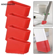 NONEDYODYE9I 1/4Pcs Step Ladder Pad, Insulating Non-slip Feet Covers, Durable Rubber Foot Sleeve Cha