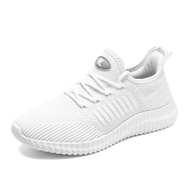 SK·TRIP Women's Walking Shoes Lightweight Breathable Flying Woven Mesh Upper Casual Jogging Shoes La
