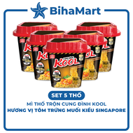 [SET 5 THỐ] - AFOTECH - Mì thố trộn Cung Đình Kool hương vị Tôm trứng muối Mì trộn trứng muối Cung Đ