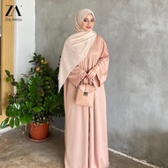 ZOE ARISAH Rabia Barirah ABAYA CARDIGAN REMIUM SATIN DUBAI UMRAH DIAMOND 2026 MUSLIMAH WANITA LOOSE 