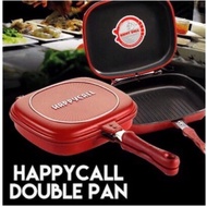 Happy Call Double Pan Jumbo 32cm Non-Stick/Non-Stick Multipurpose Steaming Frying Pan/Multipurpose Teflon Wahan Happy Call/Non-Stick Double Pan Frying Pan