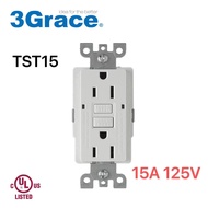 US American Standard GFCI Leakage Protection Socket with Protective Cover 15A/20A 125V