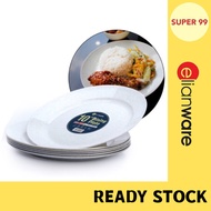 ELIANWARE (6 PCS) 9” / 10” inch Dining Plate Rice Pinggan Plate E-809 (M) E-810 (M)