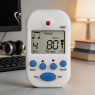M50 Professional Clip-Digital Metronome With LCD Display 30-280 BPM For TEMPO-Range Easy To Use Port