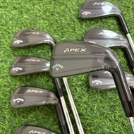 8PCS Golf Iron Set  4 5 6 7 8 9 P A Iron Mens APEX BLACK COLOR Graphite Steel Shaft Golf Iron Set Ri
