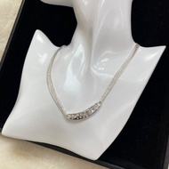 Swarovski 銀色水晶項鏈 XA098