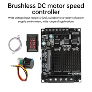 DC 6-72V 15A Digital Display DC Three-phase Brushless Motor Driver Forward Reverse Control Model Air