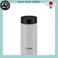"Tiger Magic Bottle (TIGER) 200ml Stainless Screw Bottle White Water OK Easy Cap Vacuum Insulation Mug Insulated Cooling Tumbler Available Snow White MMP-W020WP Dishwasher Compatible Packing Integrated Model"