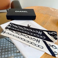 【💖香港倉直发】Chanel經典真絲Twilly絲巾 正品原廠出品 包包/髮帶/手腕裝飾 四季百搭 免運費