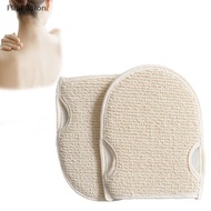 FF Soft Natural Loofah Glove Double-sided Body Scrub Mitt for Shower Spa Bath PH
