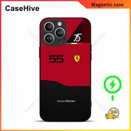 Scuderia F1-75 Carlos Sainz Phone Case for iPhone 17 Pro Max / iPhone 16 Pro Max / 15 Pro Max / 13 /