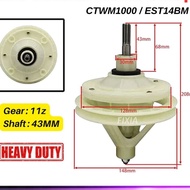 Heavy Duty MEC/Hitachi/Isonic/Sharp EST14BM 11 Gears 43MM Semi Auto Washing Machine Gearbox Gear Box