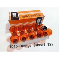 1016A(ORANGE)BA15S 12V 21W/5W BULB 1BOX=10 PCS
