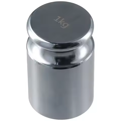 2025 hot sale Silver 1000 g Calibration Weight Stainless Steel 1KG Scale Calibration Weight High Pre