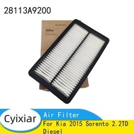 Brand New Car Air Filter 28113A9200 For Kia 2015 Sorento 2.2TD Diesel 28113-A9200