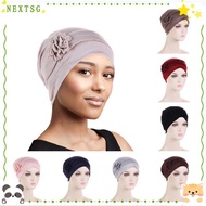 NEXTSG Women Hijab Muslim Scarf Cap Softness Cancer Chemo Beanies Cap
