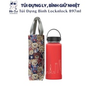 Lock&Lock Riga Tumbler Vietnam Edition thermos water bottle bag 897ml, size 24cmx9cm