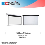 Wall Screen 70" Myscreen 70x70 inches (172 x 172cm)