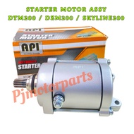 DEMAK DTM 200 / DZM 200 / SKYLINE 200 ( ORIGINAL API ) STARTER MOTOR ASSY / STARTING MOTO START DTM2