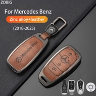 ZOBIG for Mercedes Benz key fob cover with Keychain for 2025 Mercedes Benz A C E S class E63 W213 W1
