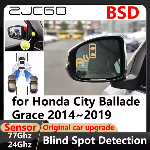 BSD Blind Spot Detection Lane Change Assisted Parking Driving Warnin for Honda City Ballade Grace 20