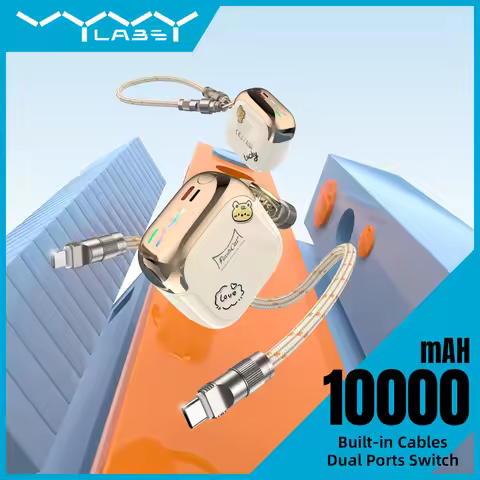 VYVYLABS 10000mAh 22.5W PowerBank Wireless Portable PowerBank PD Super Fast Charging Powerbank Charg