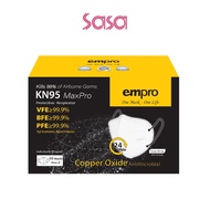 Empro KN95 Max Pro Copper F.Respirator - White (12’s)