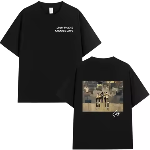 Liam Payne Choose Love T Shirts Tribute Payne Fans Gift Mens Women Clothing Short Sleeve Oversized T