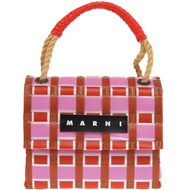 กระเป๋าโท้ท Marni สภาพเหมือนใหม่ ทำจากโพลีโพรพีลีน สีแดง รุ่น 1477 กระเป๋าคุณหมอสีแดง [มือสอง] MARNI