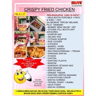 PAKET USAHA FRANCHISE MAKANAN CRISPY FRIED CHICKEN AYAM GORENG KRISPI