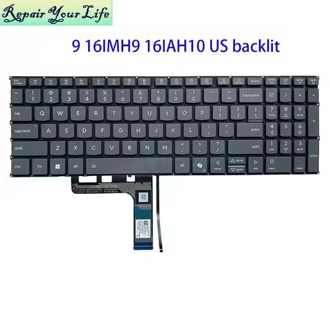 US Latin Spanish Keyboard Backlit For Lenovo Yoga Pro 9 16IMH9 83DN 16IAH10 83L0 PS5SXB-US English N