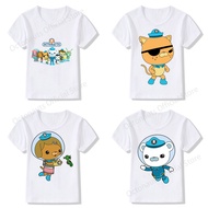 Newly Teen The Octonauts Kids Baby T-shirt Tops Girls/Boys Clothing Barnacles Kwazii Anime Clothes f