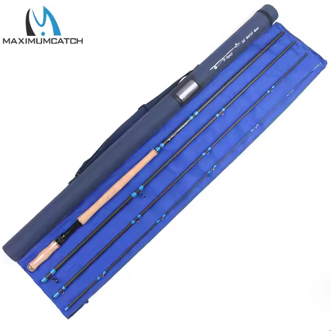 Maximumcatch Spey Fly Rod - 6-10WT 12'/13'/14' 4/6pc Medium-Fast Action with Extra Tube for Salmon/S