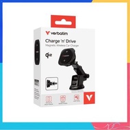 🌟全新行貨🌟Verbatim Charge‘n’Drive 31861 Qi2 15W 磁吸無線車用充電器 附主動冷卻功能 車架 Magsafe 磁吸 無線充電 半導體冷卻技術