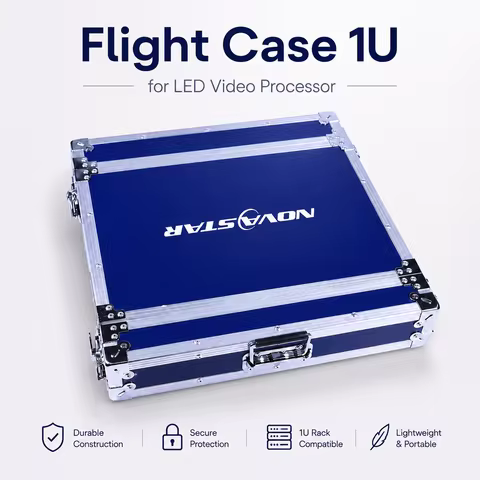 AMS-FC1U Flight Case Durable Aviation Case for LED Display Video Processor Novastar VX1000 VX600 VX4