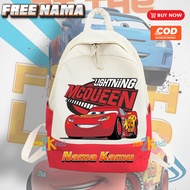 Lightning McQueen PAUD TK Backpack Lightning McQueen Kindergarten PAUD Children's Backpack/