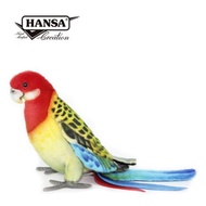 Hansa擬真動物玩偶 Hansa 8221-東玫瑰鸚鵡29公分長