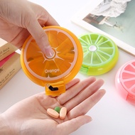 AT-🛫Portable Small Pill Box for One Week Medicine Sub-Packing Device Portable Female Travel Cute Candy Storage Box Mini