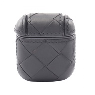 【二手】Bottega BOTTEGA VENETA Intrecciato AirPods保護殼 610263 VCPQ0 黑色皮革 AirPods保護殼 男女通用