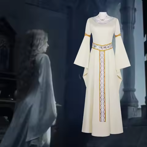 Lord Of The Rings Cosplay Costume - The Two Towers - Éowyn Medieval Robe Halloween Stage Performance
